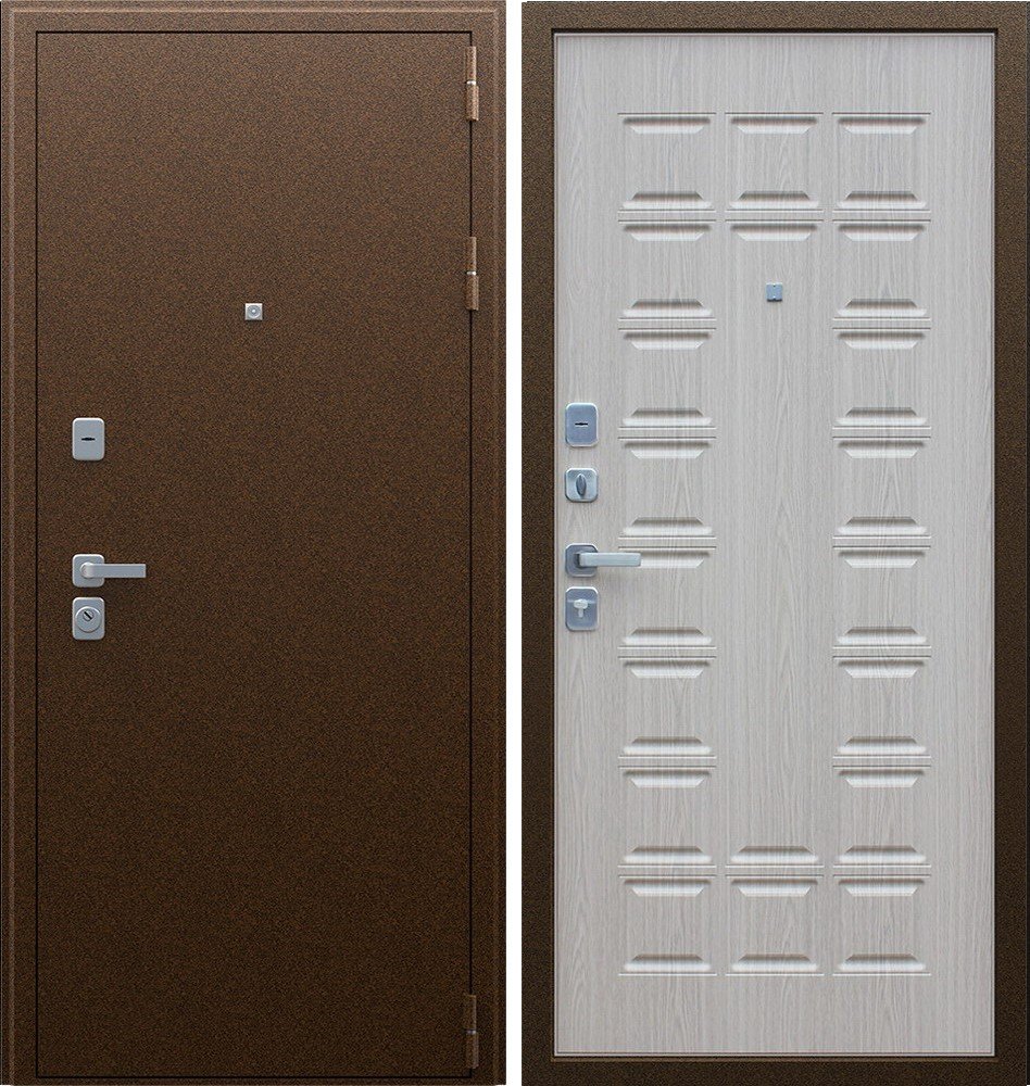 Дверь Спартак беленный дуб DIS001225