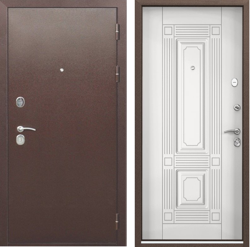 Дверь Цербер 3К Стандарт Антик медь (Сменная Панель) DIS006422