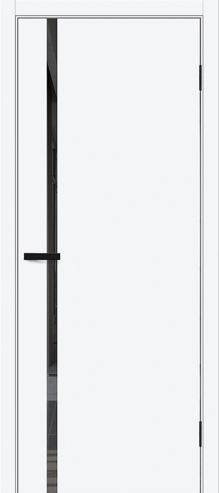 Межкомнатная дверь Браво-0.40 П White Silk BR6192