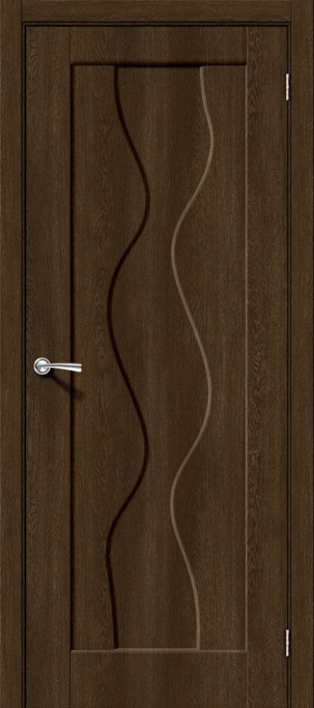 Межкомнатная дверь Вираж-1 Dark Barnwood BR3973